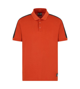 EA7 Polo Logo Serie orange