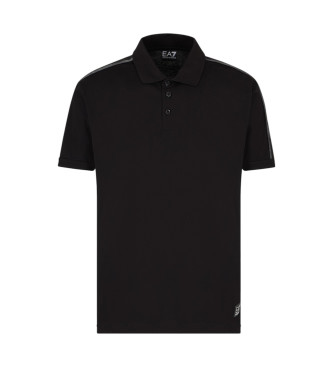 EA7 Polo Logo Serie schwarz