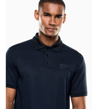 EA7 P�lo azul-marinho Lux Identity