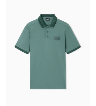 EA7 Polo Lux Identity verde