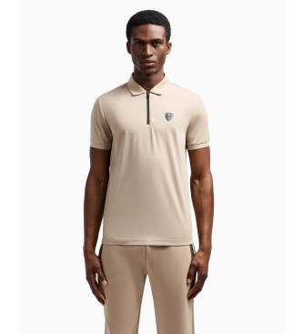 EA7 Polo lynls med logo beige