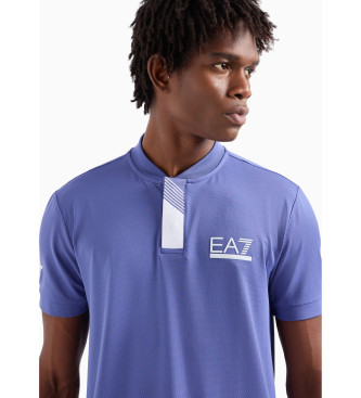 EA7 Polo da tennis professionista blu