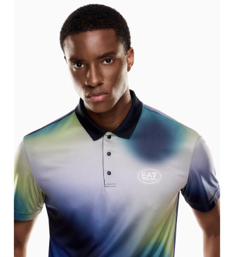 EA7 Polo Tennis Pro Ventus7 Veelkleurige print