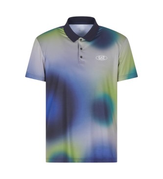 EA7 Polo Tennis Pro Ventus7 Veelkleurige print