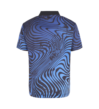 EA7 Tennis Pro polo van technische stof VENTUS7 blauw