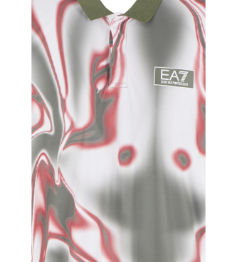 EA7 Tennis Pro Poloshirt aus technischem Gewebe VENTUS7 multicolor