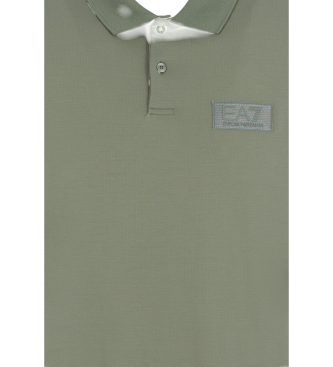 EA7 Polo slim vert