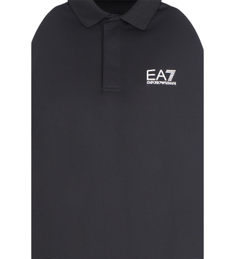 EA7 Tennis Pro technical fabric polo shirt VENTUS7 black