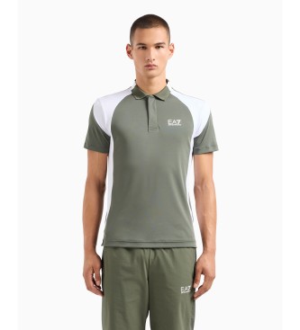 EA7 Tennis Pro polo shirt in technical fabric VENTUS7 green