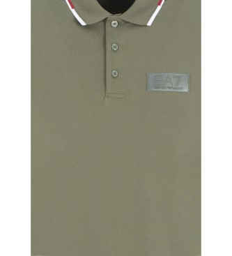 EA7 Polo regular fit verde