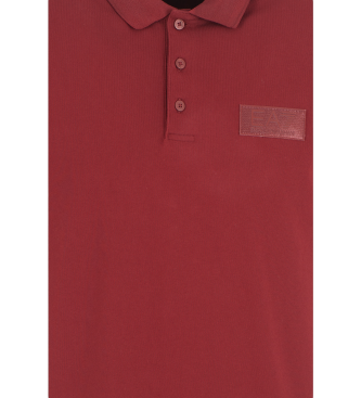 EA7 Bordo polo majica rednega kroja