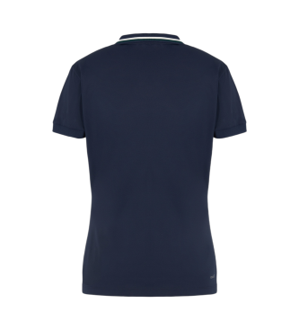 EA7 Golf Pro kortrmet poloshirt i teknisk stof VENTUS7   marinebl