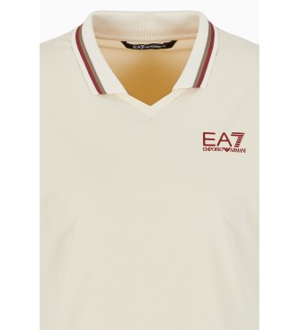 EA7 Golf Pro kortrmet poloshirt i teknisk stof VENTUS7 hvid