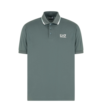 EA7 Summer Block grijs poloshirt