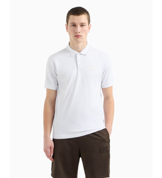 EA7 Gold Label kortrmet poloshirt hvid