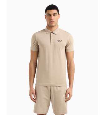 EA7 Polo Piqu Stretch beige