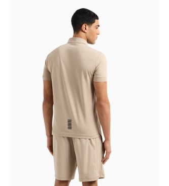 EA7 Polo Piqu Stretch beige
