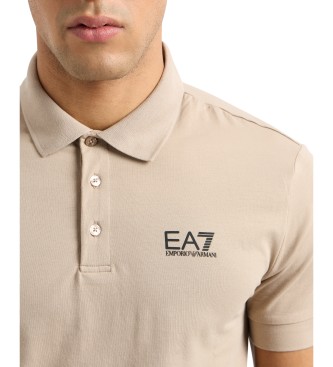 EA7 Polo Piqu Stretch beige