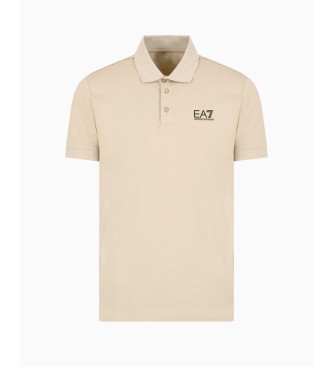 EA7 Polo Piqu Stretch beige