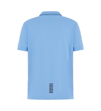 EA7 Super slim polo shirt blue