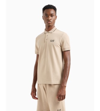 EA7 Polo Piqu Core beige