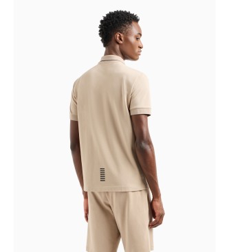 EA7 Polo Piqu Core beige