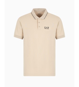 EA7 Polo Piqu Core beige