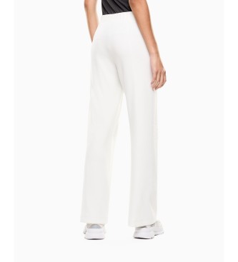 EA7 Pantalone in maglia elastica Precious bianco