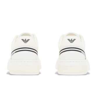 EA7 Sneakersy Premium Court białe