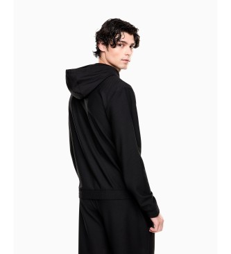 EA7 Jakna Premium Label Black