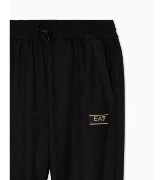 EA7 Premium Label Hose schwarz