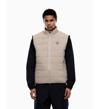 EA7 Chaleco Premium Shield beige