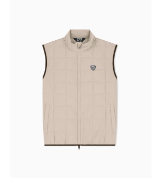 EA7 Chaleco Premium Shield beige