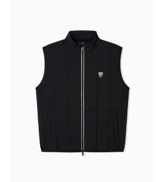 EA7 Premium Shield black technical fabric vest