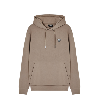 EA7 Sudadera Premium Shield taupe