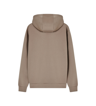 EA7 Sudadera Premium Shield taupe