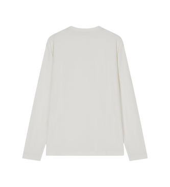 EA7 Camiseta de manga comprida Premium Shield branco