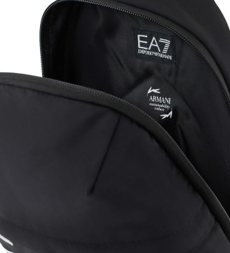 EA7 Bum bag in recycled fabric ASV black