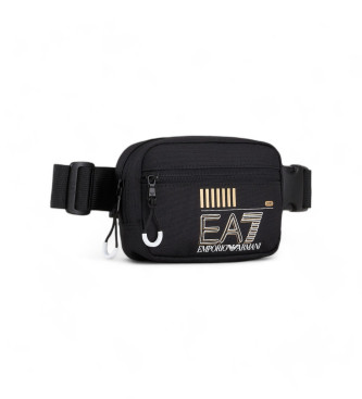 EA7 Train Core bum bag in recycled fabric black