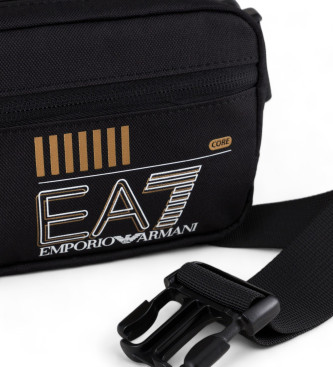 EA7 Train Core bum bag in recycled fabric black