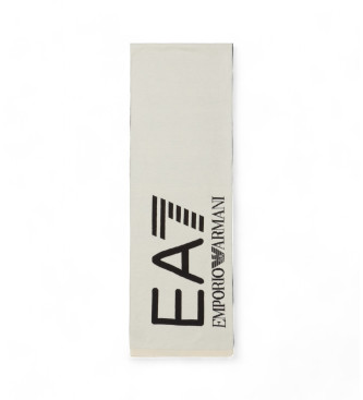 EA7 Foulard Logo blanc