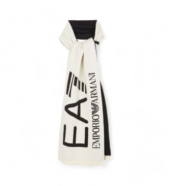 EA7 Foulard Logo blanc