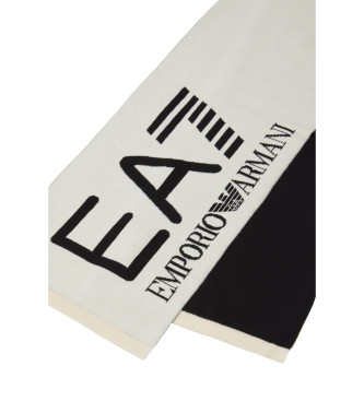 EA7 Foulard Logo blanc