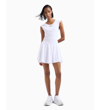 EA7 Vestido Tennis Pro em tecido tcnico Ventus7 branco