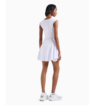 EA7 Vestido Tennis Pro em tecido tcnico Ventus7 branco