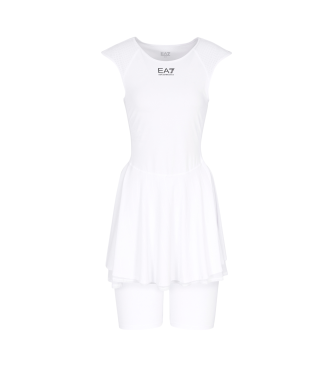EA7 Vestido Tennis Pro em tecido tcnico Ventus7 branco