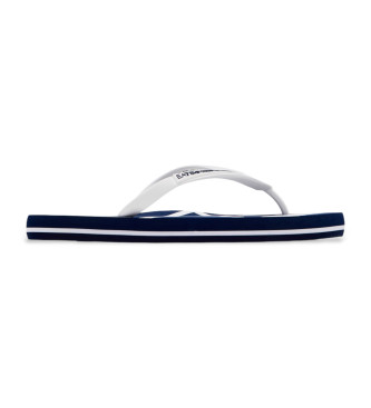 EA7 Flip-Flops Logo navy