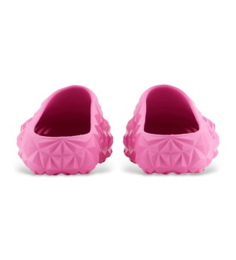 EA7 Three-dimensional geometric pattern sandals  pink
