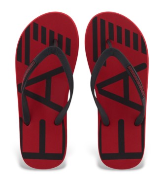 EA7 Flip-Flops Logo rot