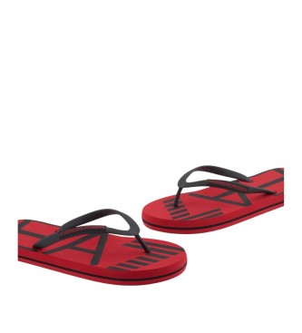 EA7 Flip-Flops Logo rot
